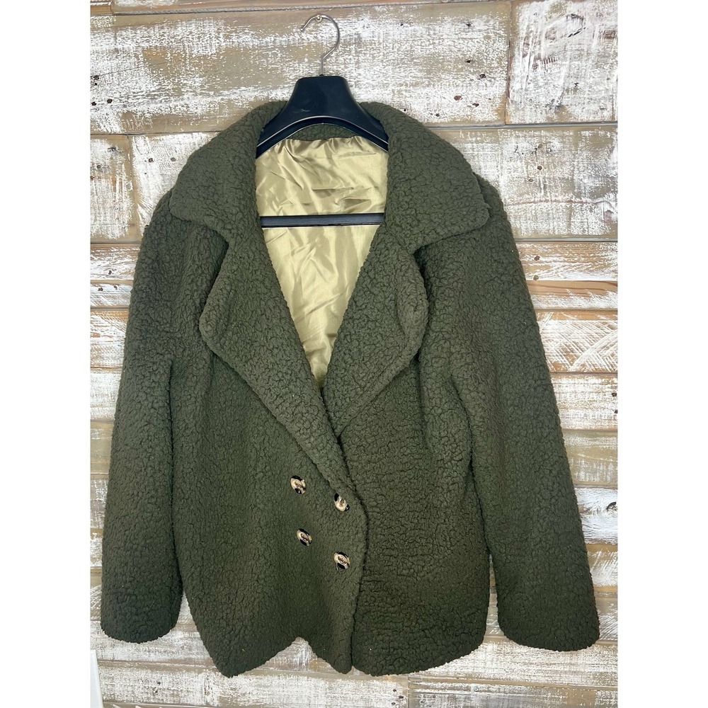 Unbranded womens green coat‎ XL
